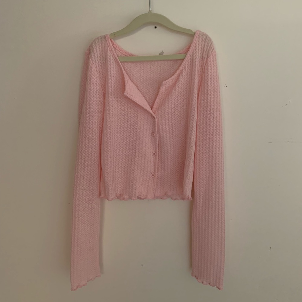 Pink Long Sleeve Shirt